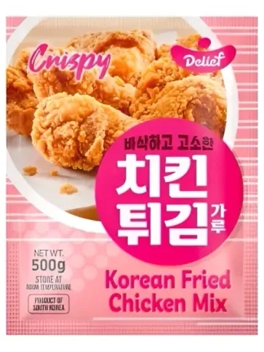3x Obalovací Směs v prášku s kořením na korejské kuře 500 g Delief