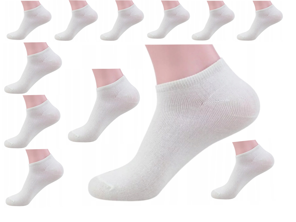 

12×SKARPETKI Damskie Bambusowe Stopki roz 35-38