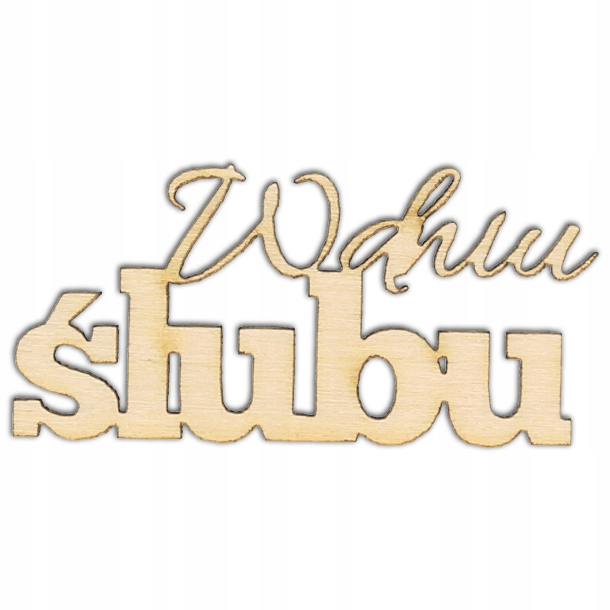 ND304 Napis W dniu ślubu