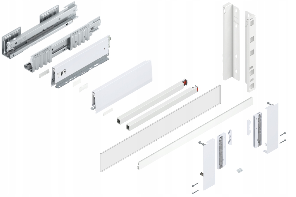 Blum Šuplík Merivobox 270 Vysoká E vnitřní bílá 40 kg
