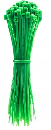100szt OPASKI ZACISKOWE TRYTKI ZIELONE 4,8x300 mm Marka GOOD RAIN