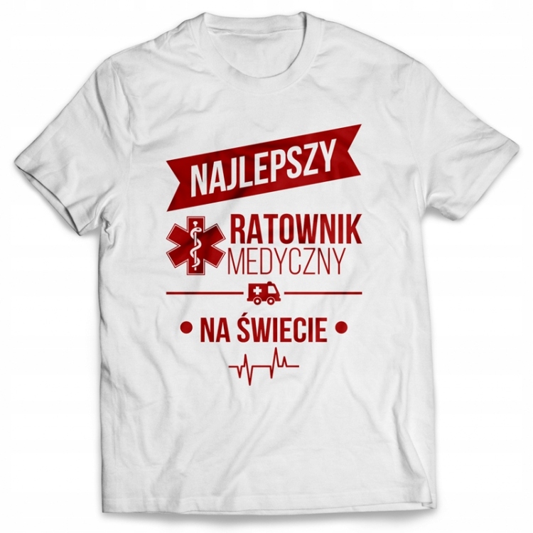 

KM011F - 2XL/ Koszulka Najlepszy Ratownik medyczny