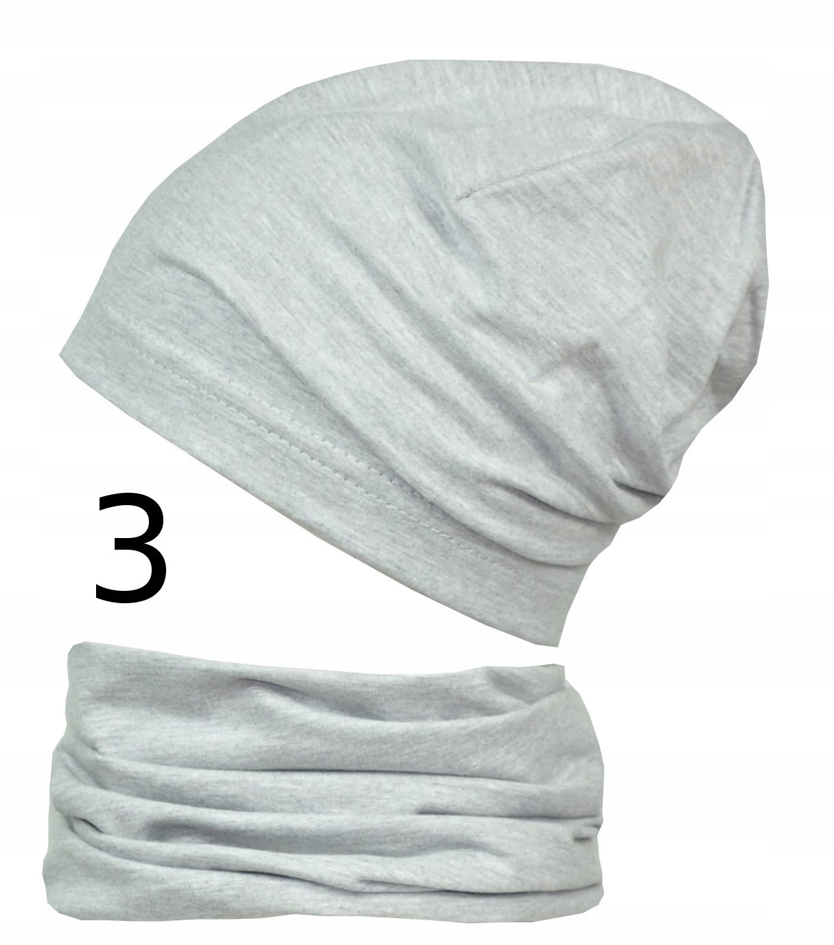 KOMPLET CZAPKA i KOMIN chłopięcy WIOSNA kol. 3-6L Kolor wielokolorowy