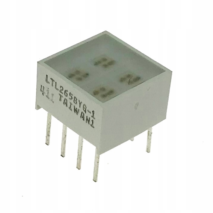 

Moduł Led 10x10mm LTL2658YG żółty+zielony
