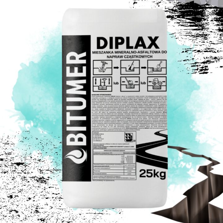 ASFALT DROGOWY NA ZIMNO | WOREK 25KG