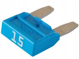 Bezpiecznik płytkowy MINI samochodowy 15A 10 szt.