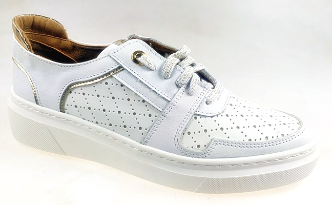 Olivia Shoes 7152 polobotka bílá vel 37