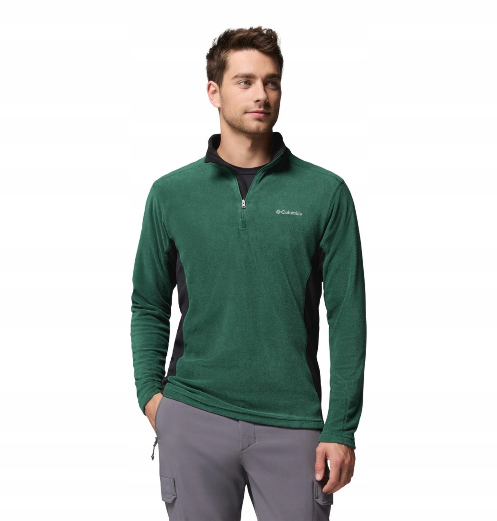 Polar męski Columbia Klamath Range II zielony 1352472375 r XL