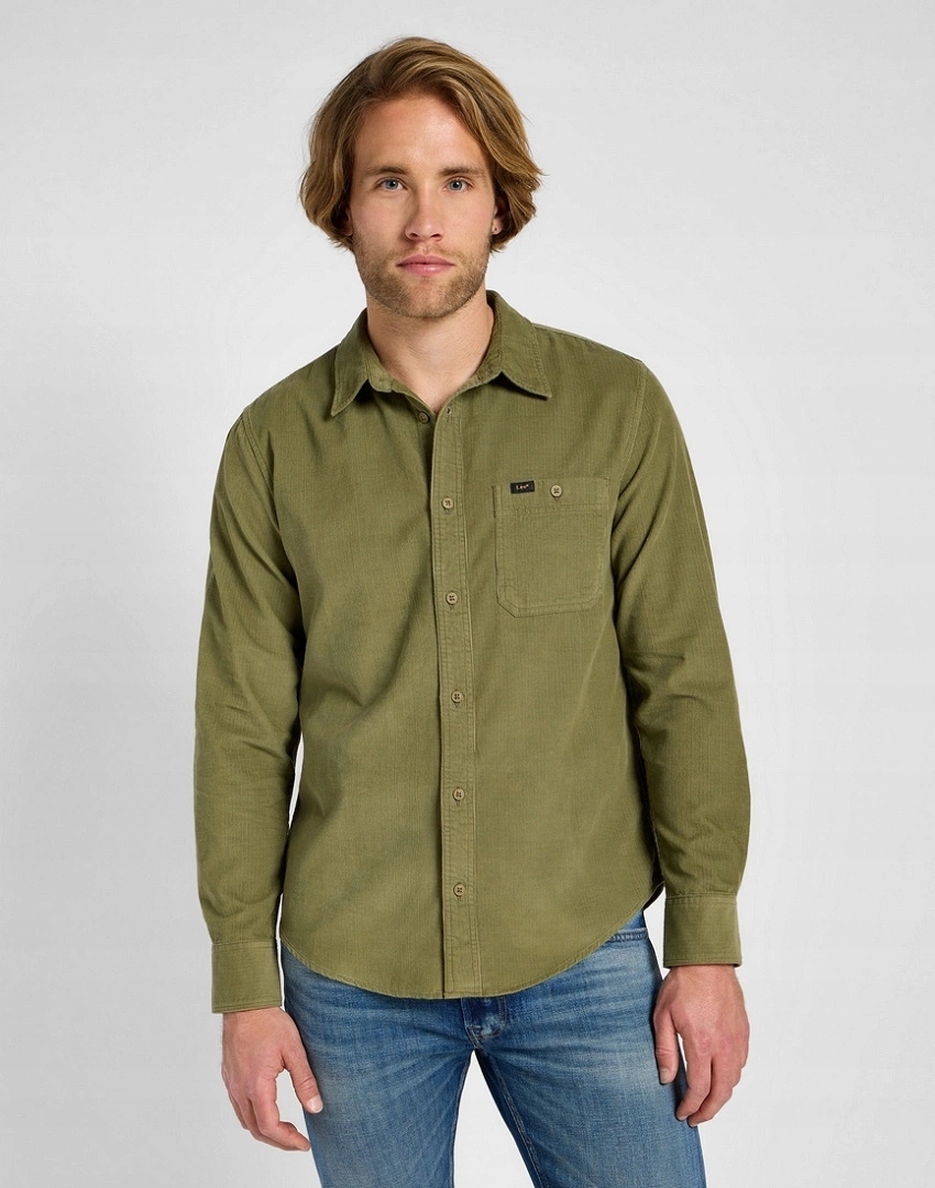 Pánská košile Lee Leesure Shirt Mercantile Green 112355729 M