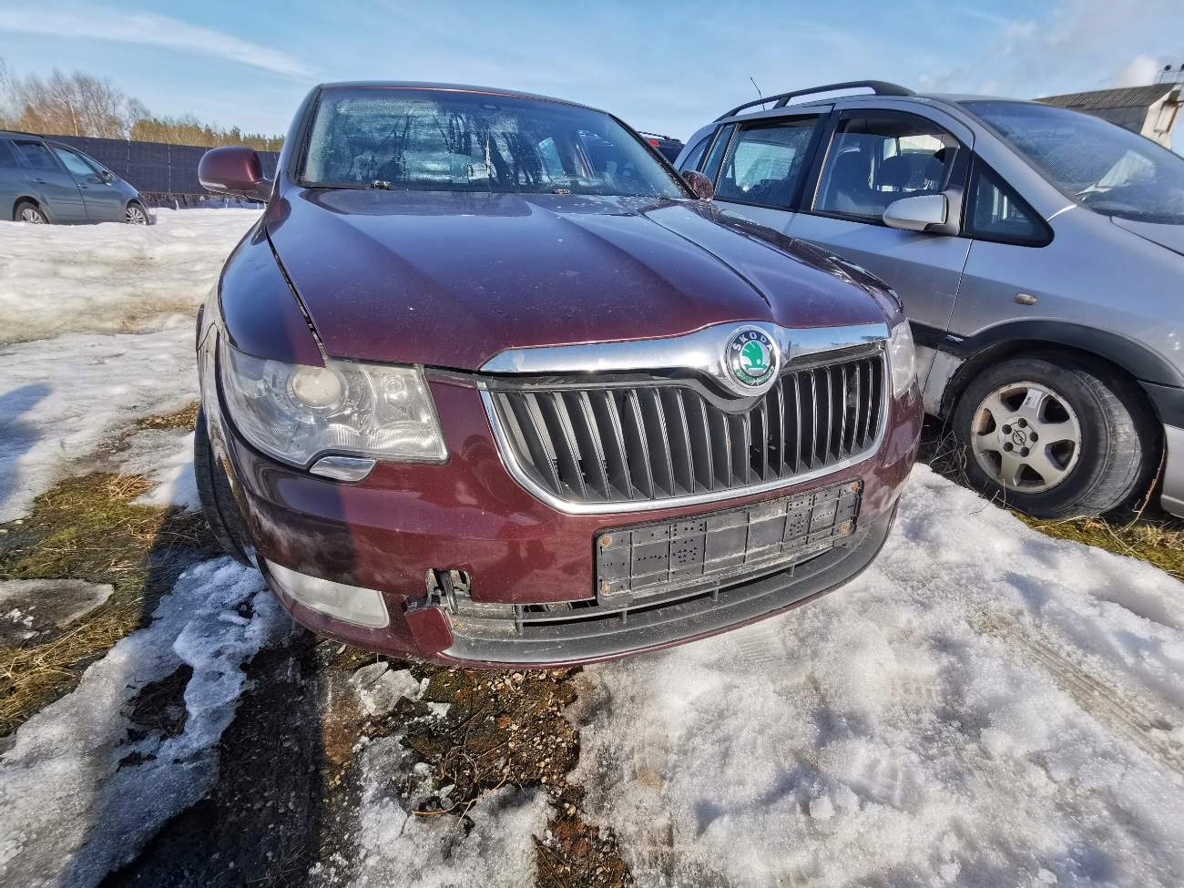 SKODA SUPERB шланг воды 2009 2.0л