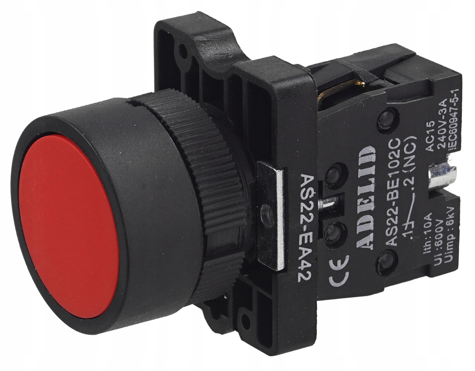 

Przycisk Sterowniczy Czerwony Stop XB2 EA42 FI22