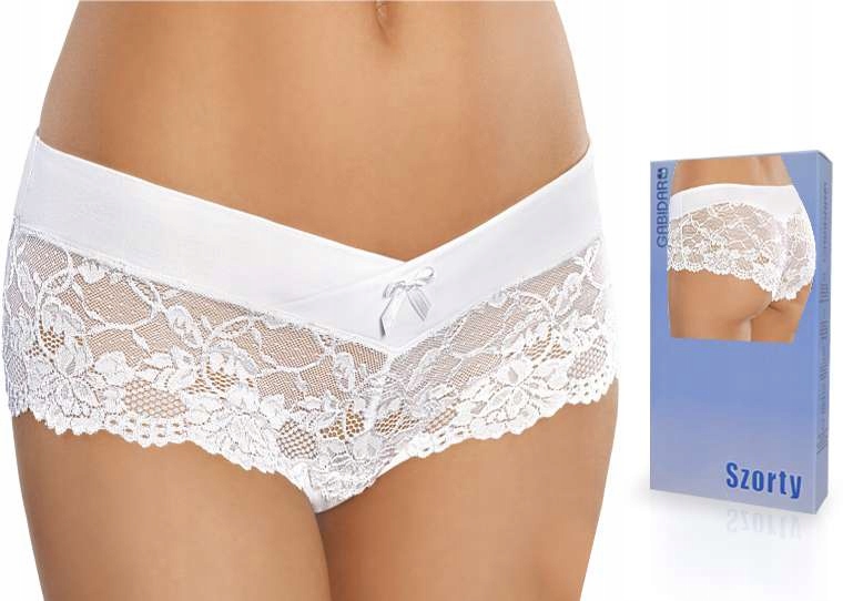 

Szorty damskie Gabidar 155 Bawełna , Białe , L