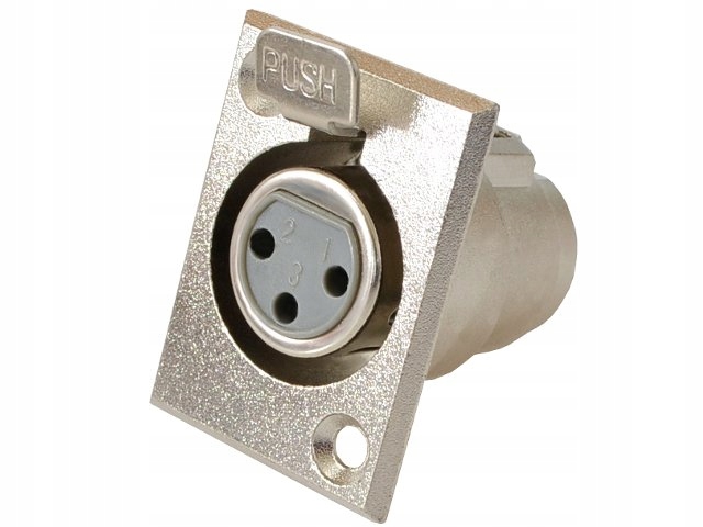 

Gniazdo mikrofonowe 3pin Xlr montażowe Talvico