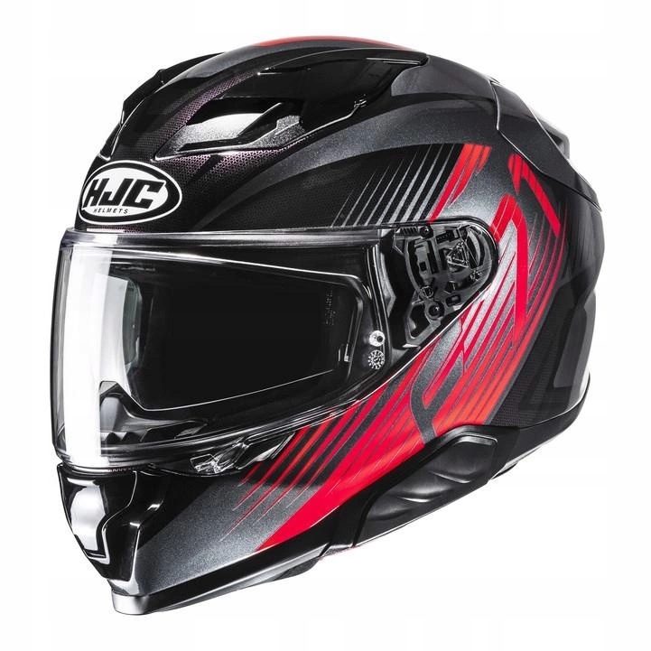 Motocyklová prilba Hjc F71 Catos Black/red čierna červená Darčeky