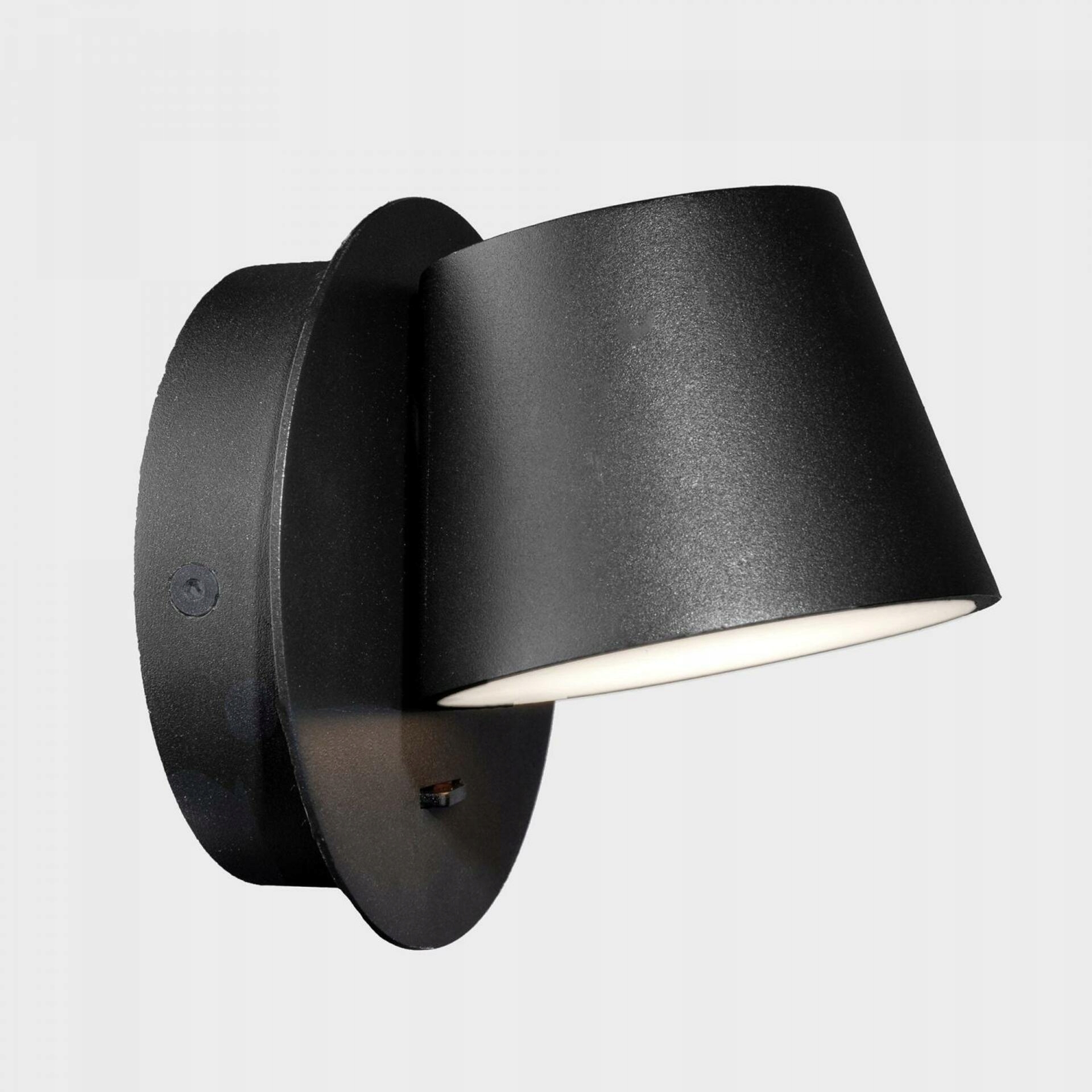 Kohl Lighting KOHL-Lighting Bot nástenné svietidlo pr. 117 mm čierna 6 W Cri