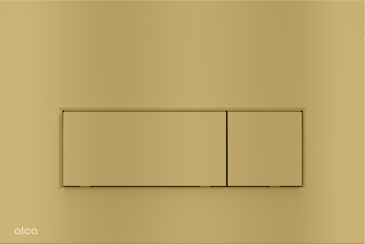 Przycisk sterujący BRASS-mat do systemów podtynkowych, Alcaplast, Delin