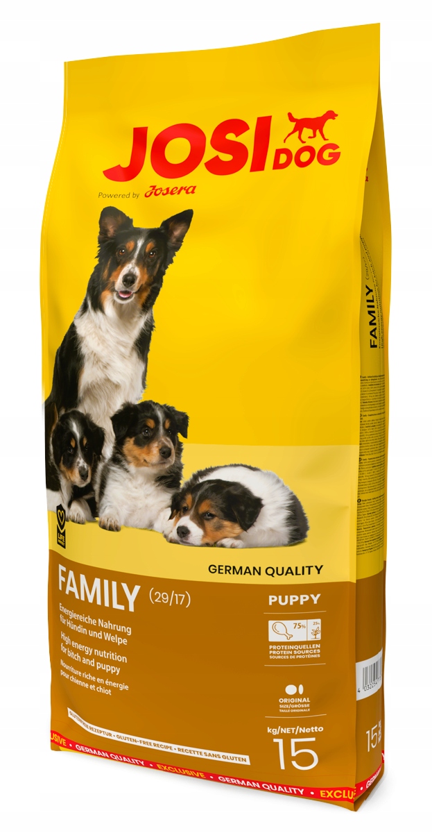 Levně JosiDog Family s kuřecím masem 15 kg