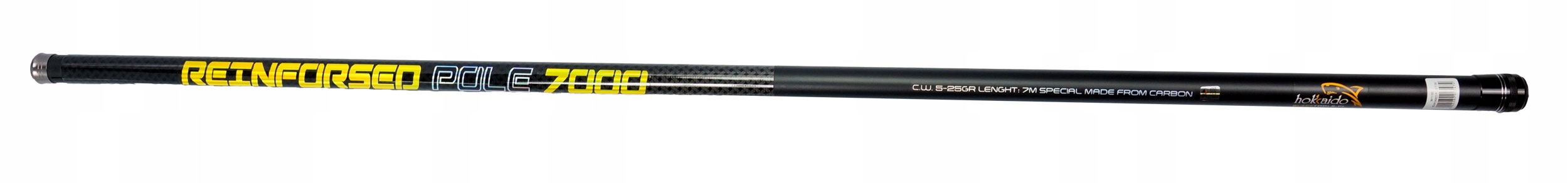 WĘDKA BAT HOKKAIDO REINFORSED 6M NOWOŚĆ CARBON Konstrukcja wędki teleskopowe