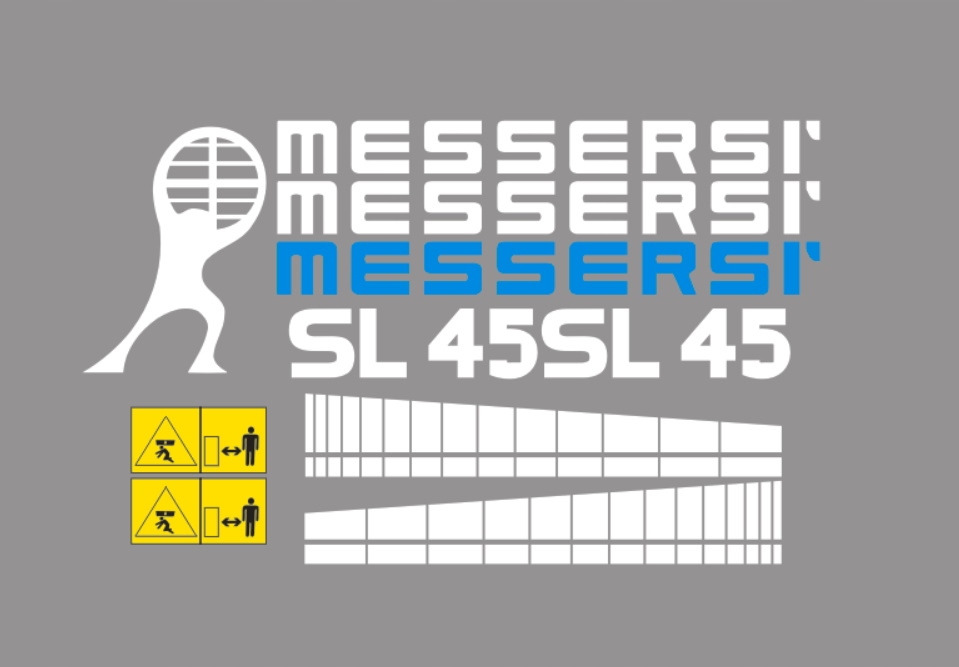 Samolepky s nálepkou Massersi Sl 45