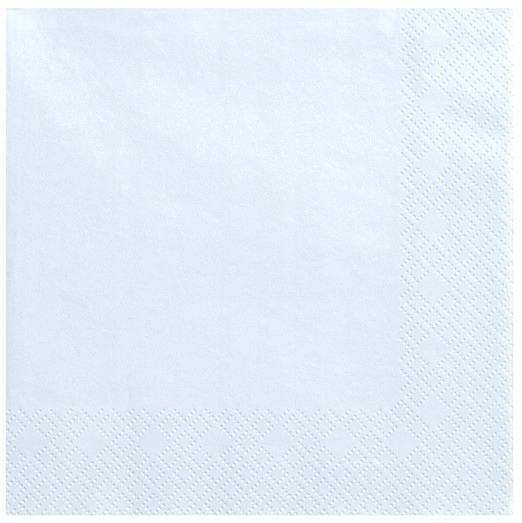 

Serwetki trójwarstwowe, j. błękit, 33x33cm