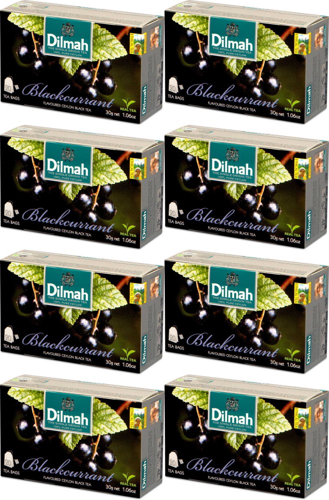 Dilmah Herbata Czarna Czarna Porzeczka 160T