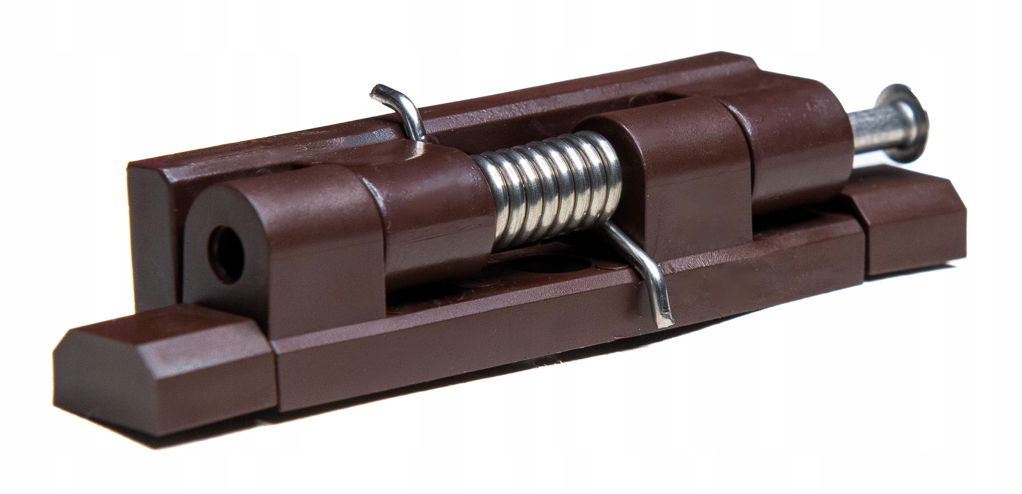 ZAWIAS SAMOZAMYKAJĄCY DO DRZWI MOSKITIERY SZYBKIEGO MONTAŻU BRĄZOWY