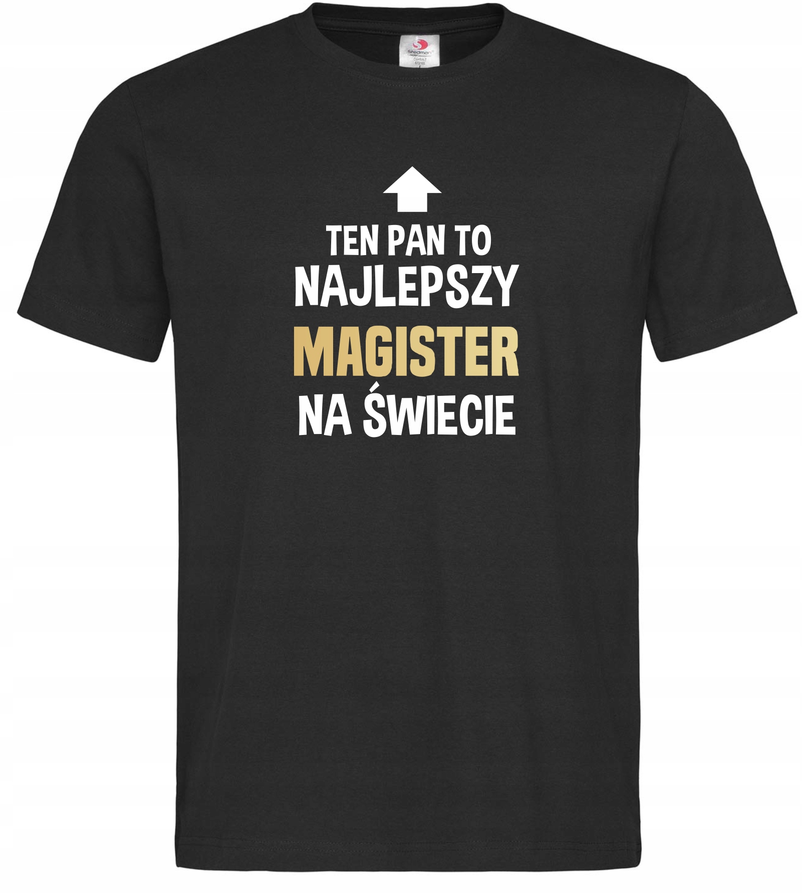 

koszulka Najlepszy Magister z nadrukiem zabawna M