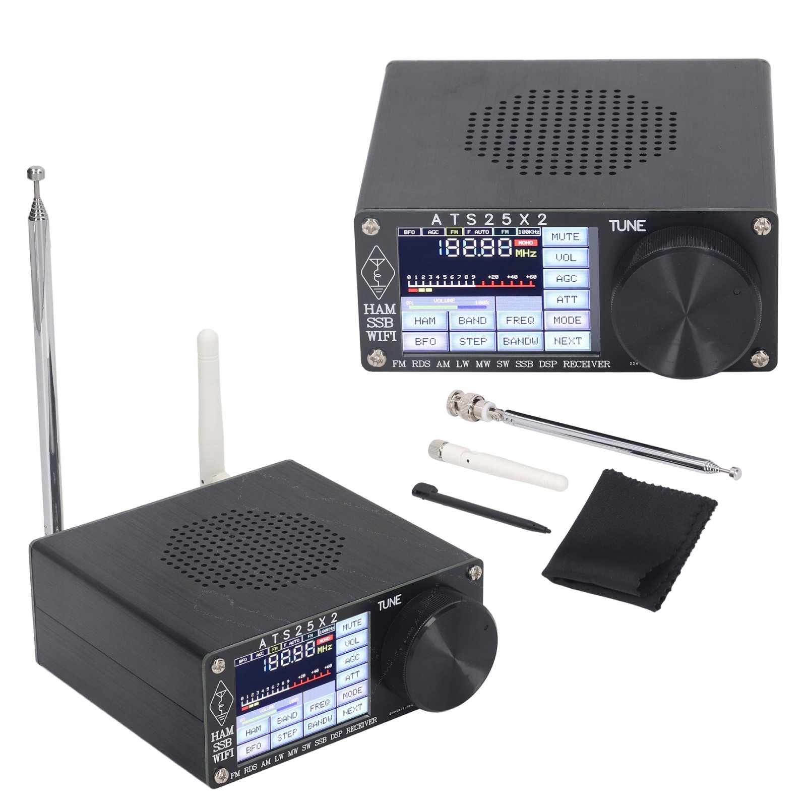 ATS25X2 Multimodový Rádiový Prijímač ATS25X2 Dsp 3,5 mm Fm Plný Rozsah