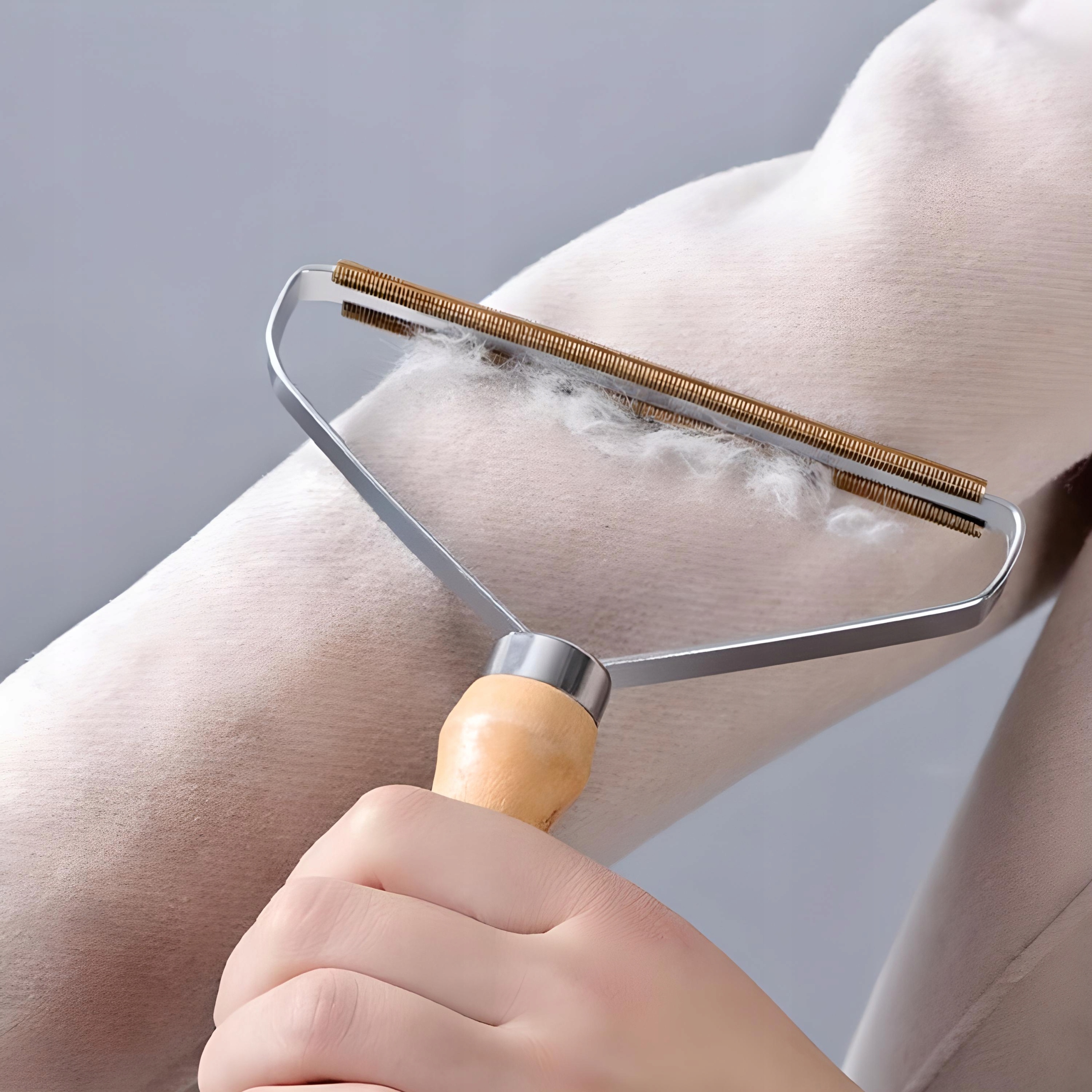 SZCZOTKA GOLARKA DO UBRAŃ SWETRÓW KOCÓW SIERŚCI TAPICERKI GRZEBIEŃ MOCNA EAN (GTIN) 5608658407872