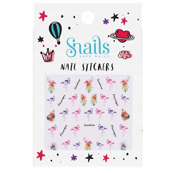 

Ozdobne Naklejki Na Paznokcie Flamingo Snails