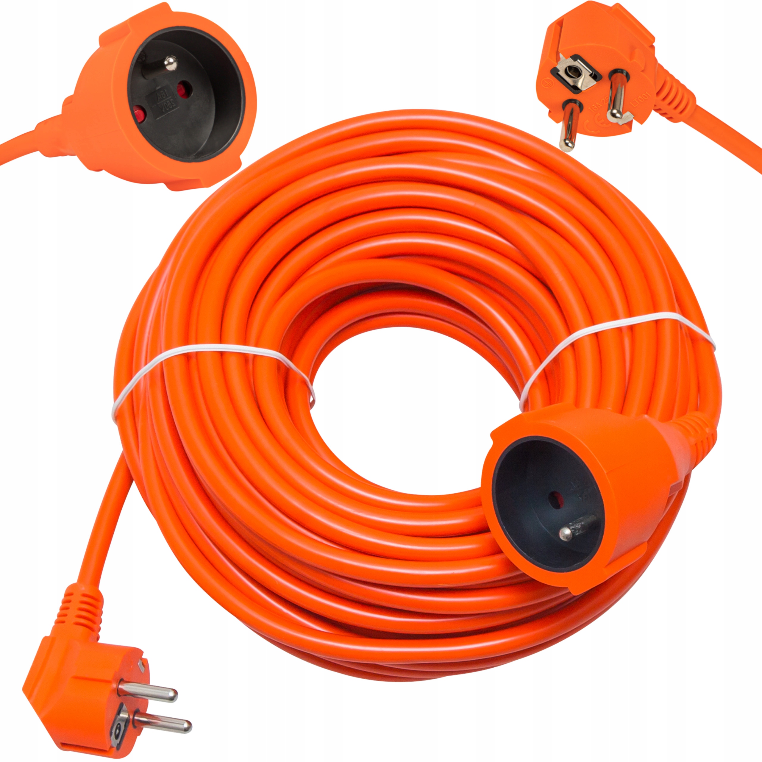 

Przedłużacz Ogrodowy Budowlany Gruby 3x1,5mm 50m