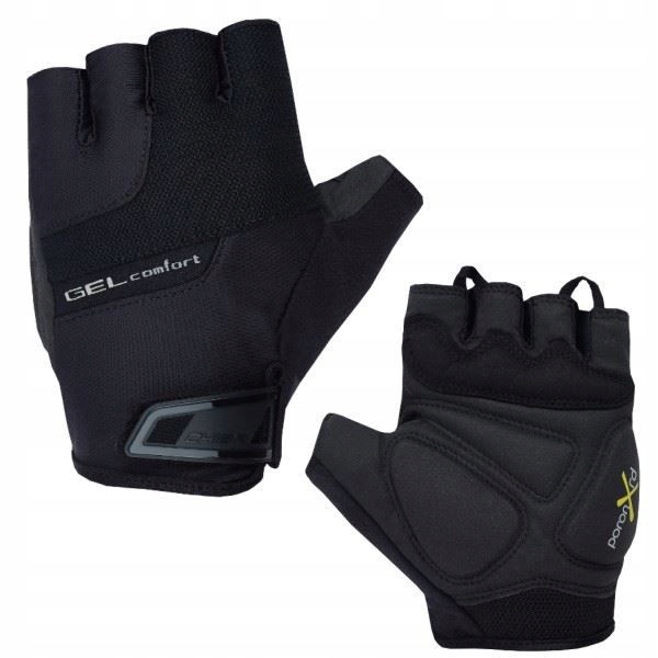 Rękawiczki rowerowe Chiba Gel Comfort S czarne