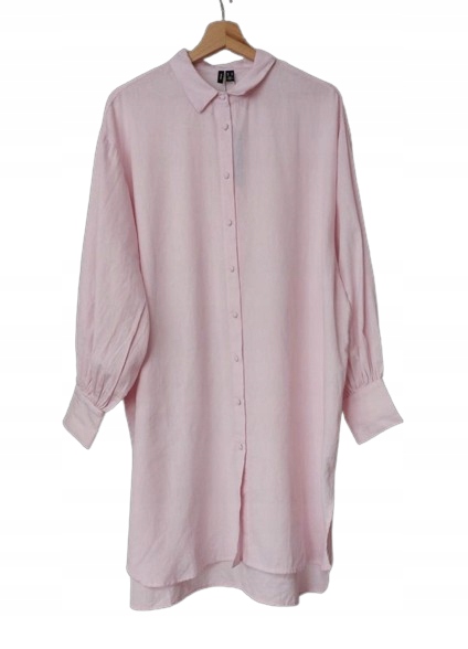 Vero Moda ružová dlhá košeľa M