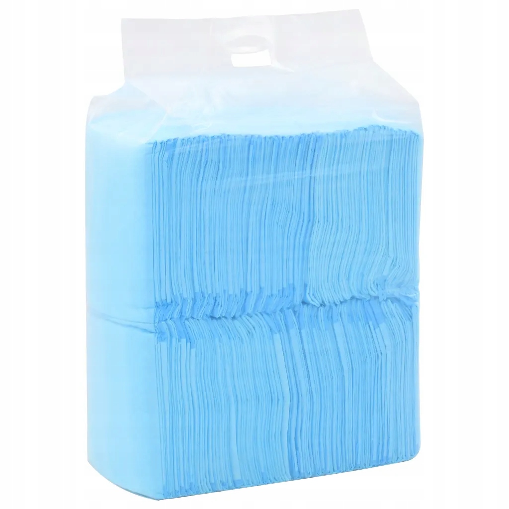 Hygienické podložky pro štěňata, 4-vrstvé, modro-bílé, 60x60