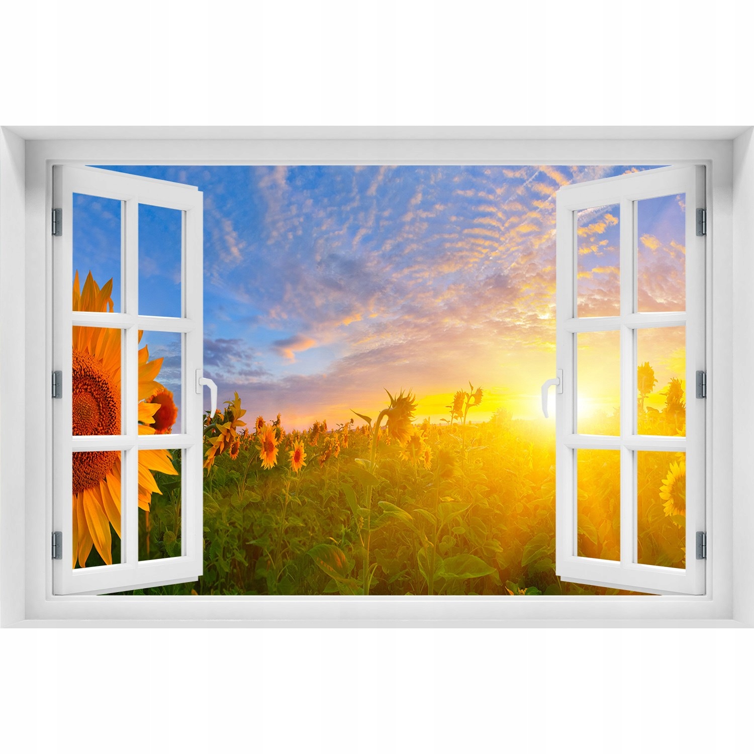 

Naklejka Okno na ścianę Pole słoneczników 120x80