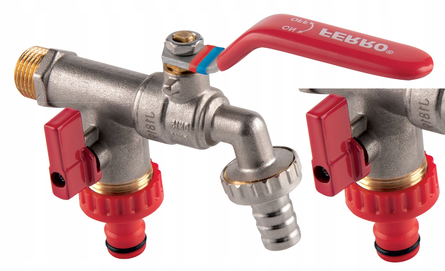 

Kran Ogrodowy Kulowy Podwójny Czerpalny 1/2 ferro