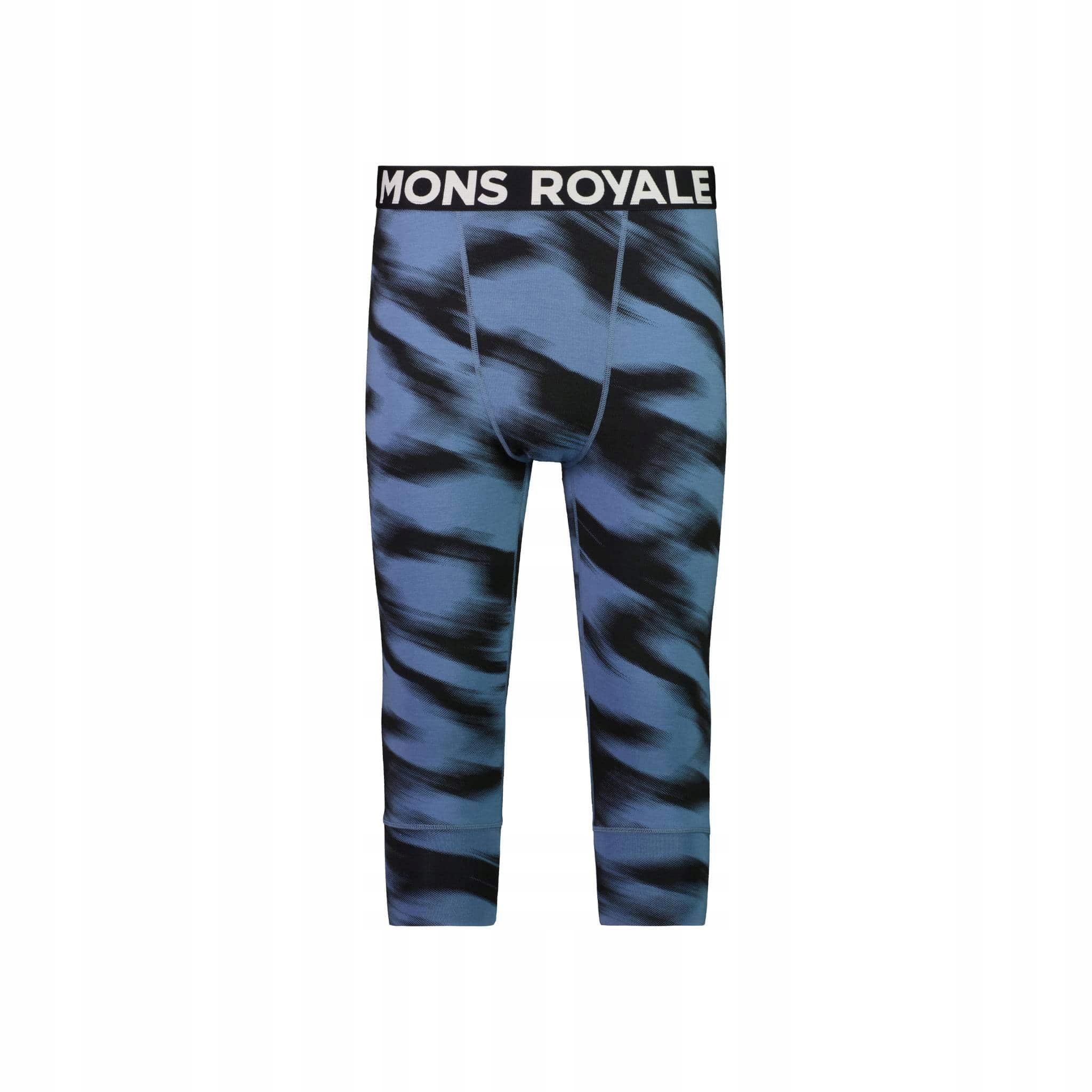 Pánské legíny Mons Royale Cascade Flex 200 3/4 Legging Merino Wool r.XL