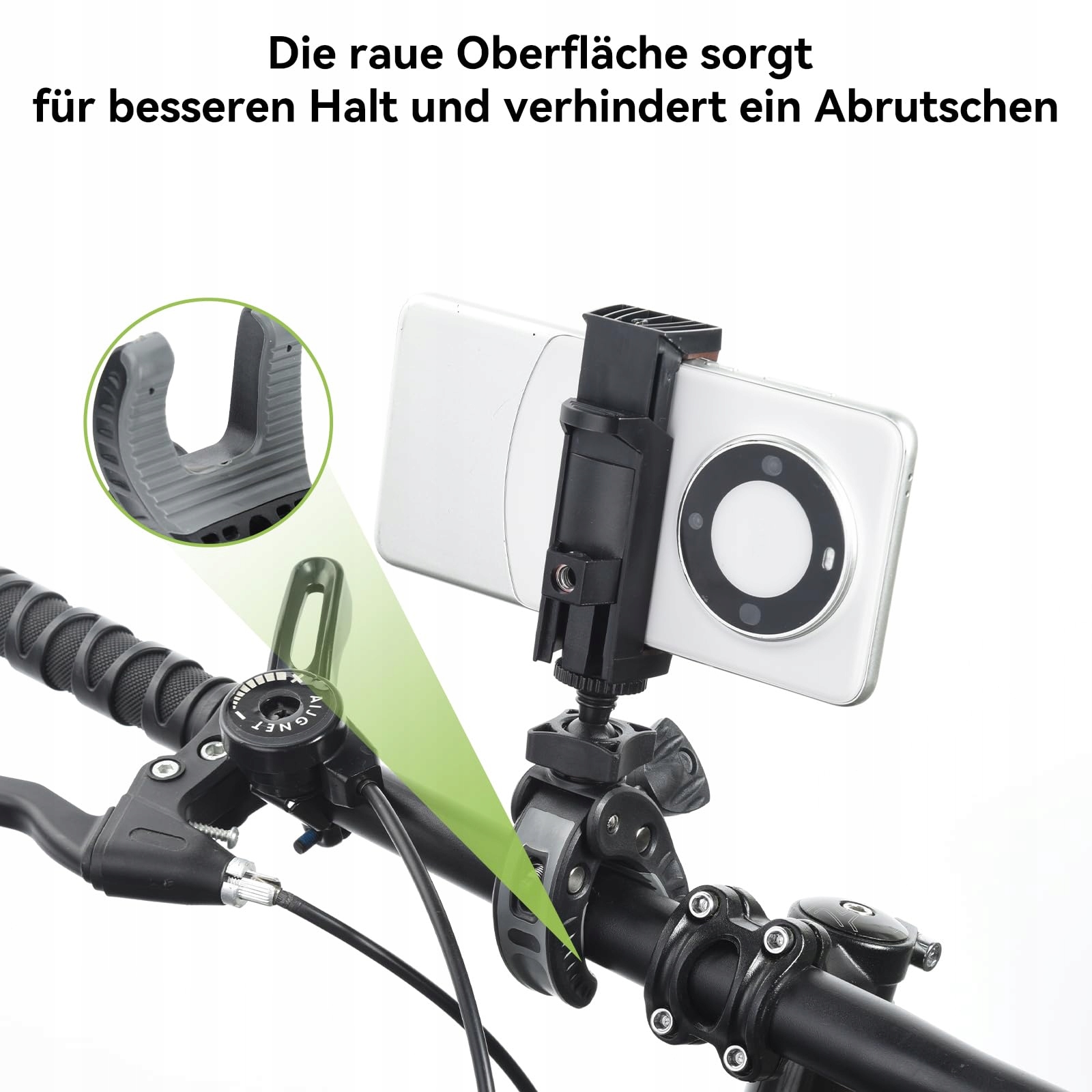 OTRAKI Uchwyt Kamery Motocykl Rower 360° z Adapterem do Gopro Insta360 DJI — miniatura 5
