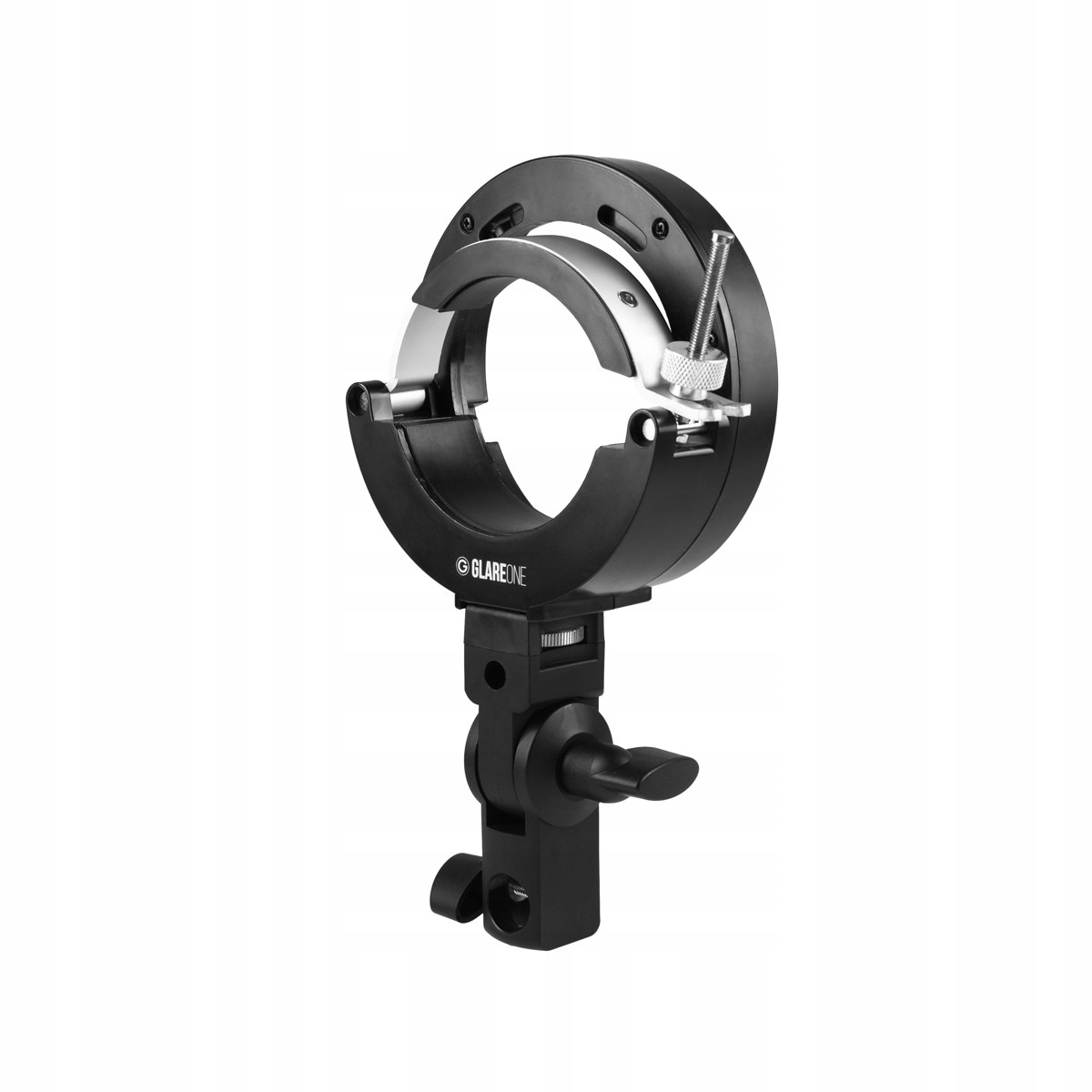 GlareOne B-Grip adapter Bowens do lamp reporterskich z uchwytem parasola