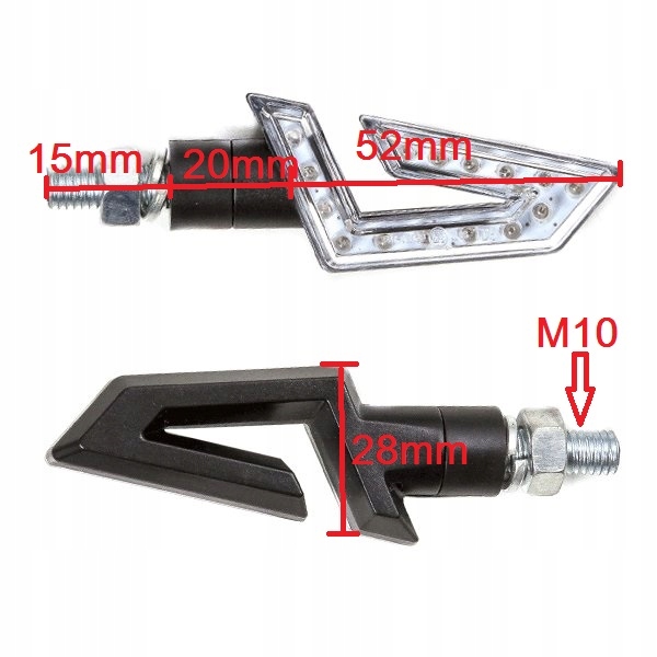 KIERUNKOWSKAZY LED PIORUNY HOMOLOGACJA E24 UNIWER Numery katalogowe zamienników KSL0002