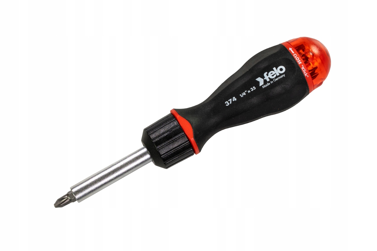 Šroubovák s ráčnou a 8 bity Felo