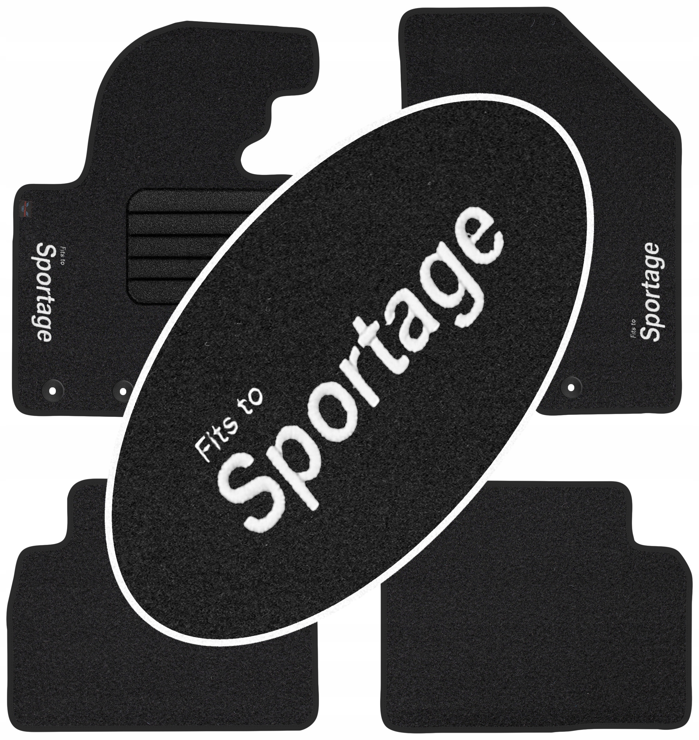

Sportage III Suv 10-15 Dywaniki welurowe Haft
