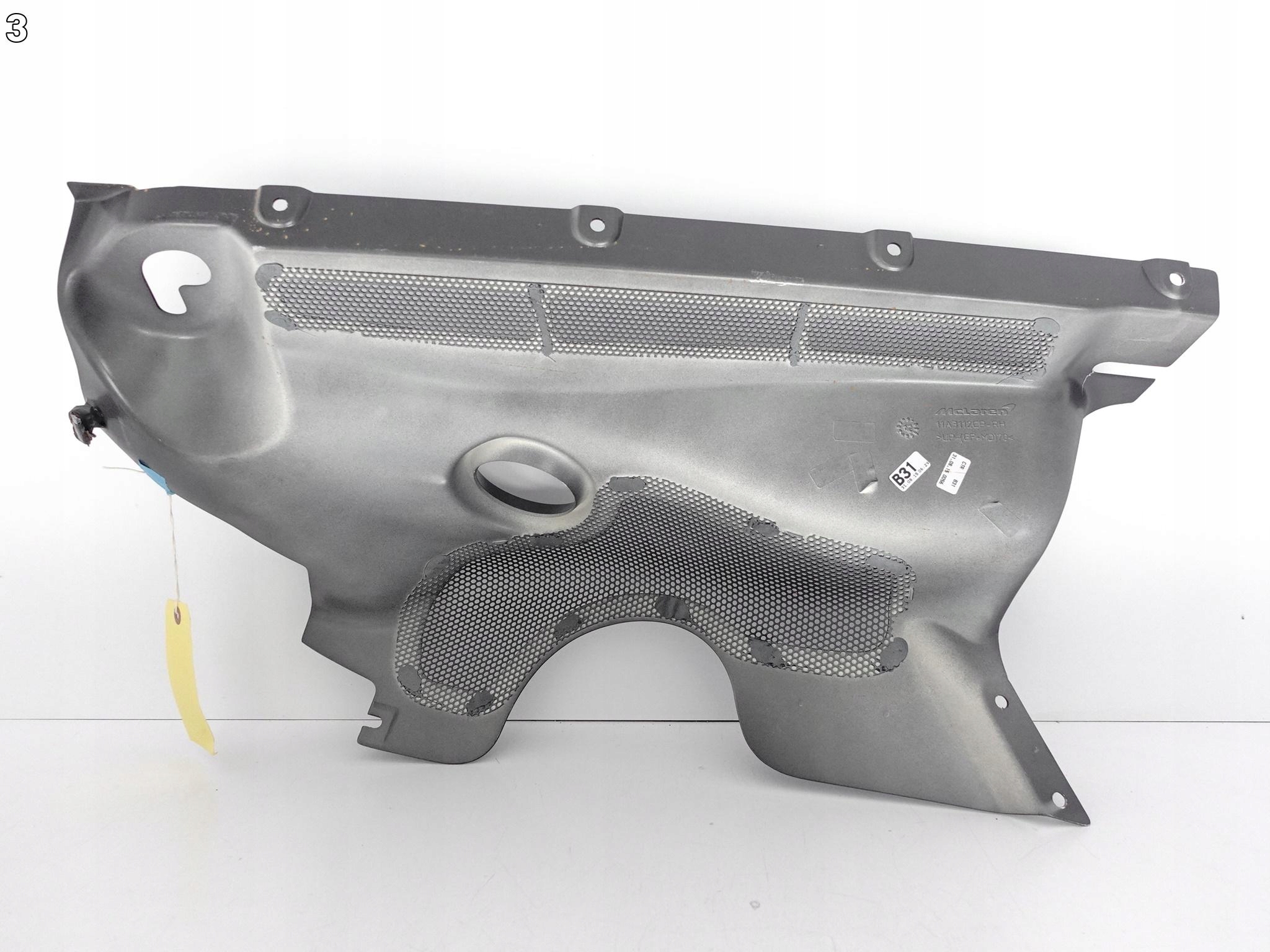 MCLAREN MP4-12C 12C 11-14 motor cover covering PANEL right