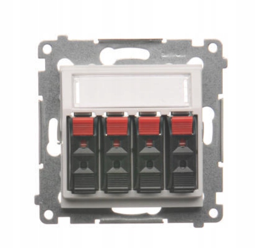 

Simon 54 Gniazdo głośnikowe poczwórne DGL34.01/11