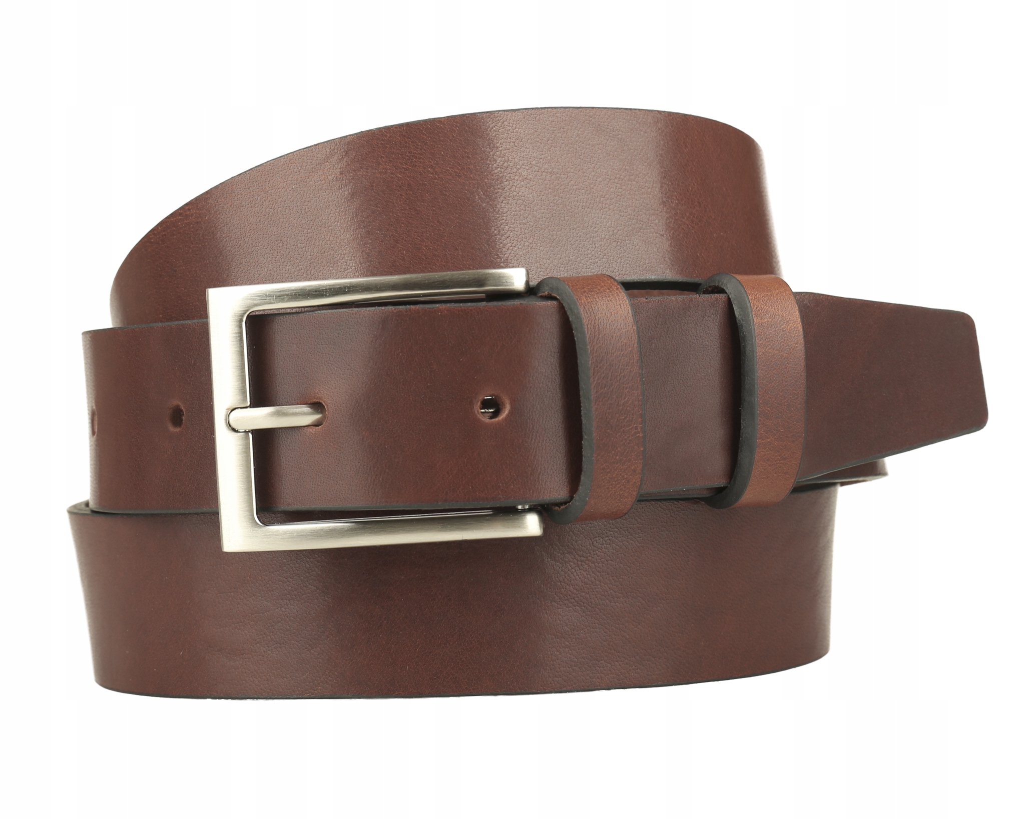 Kožený Hnědý Pásek Castano 100% Hovězí Kůže Tomskór 80