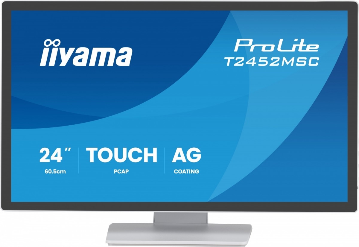 Monitor 24 cale T2452MSC-W1AG FHD,10PKT, Poj, Ips, Hdmi, Dp, 400cd, biały