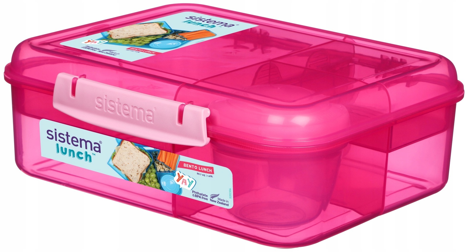 Sistema Lunchbox Pojemnik Śniadaniówka Do Szkoły Pracy Bento Cube 1.65 L