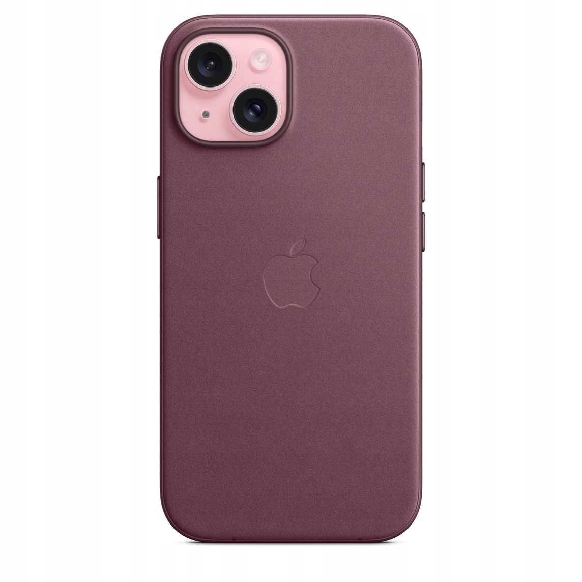 Pouzdro Magnetické z tkanin typu „FineWoven“ pro iPhone 15 Mulberry Rubínová moruše