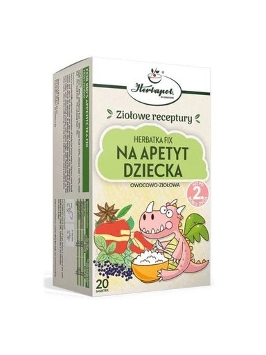4x Herbapol Čaj na chuť k jídlu pro dítě 20 sáčků