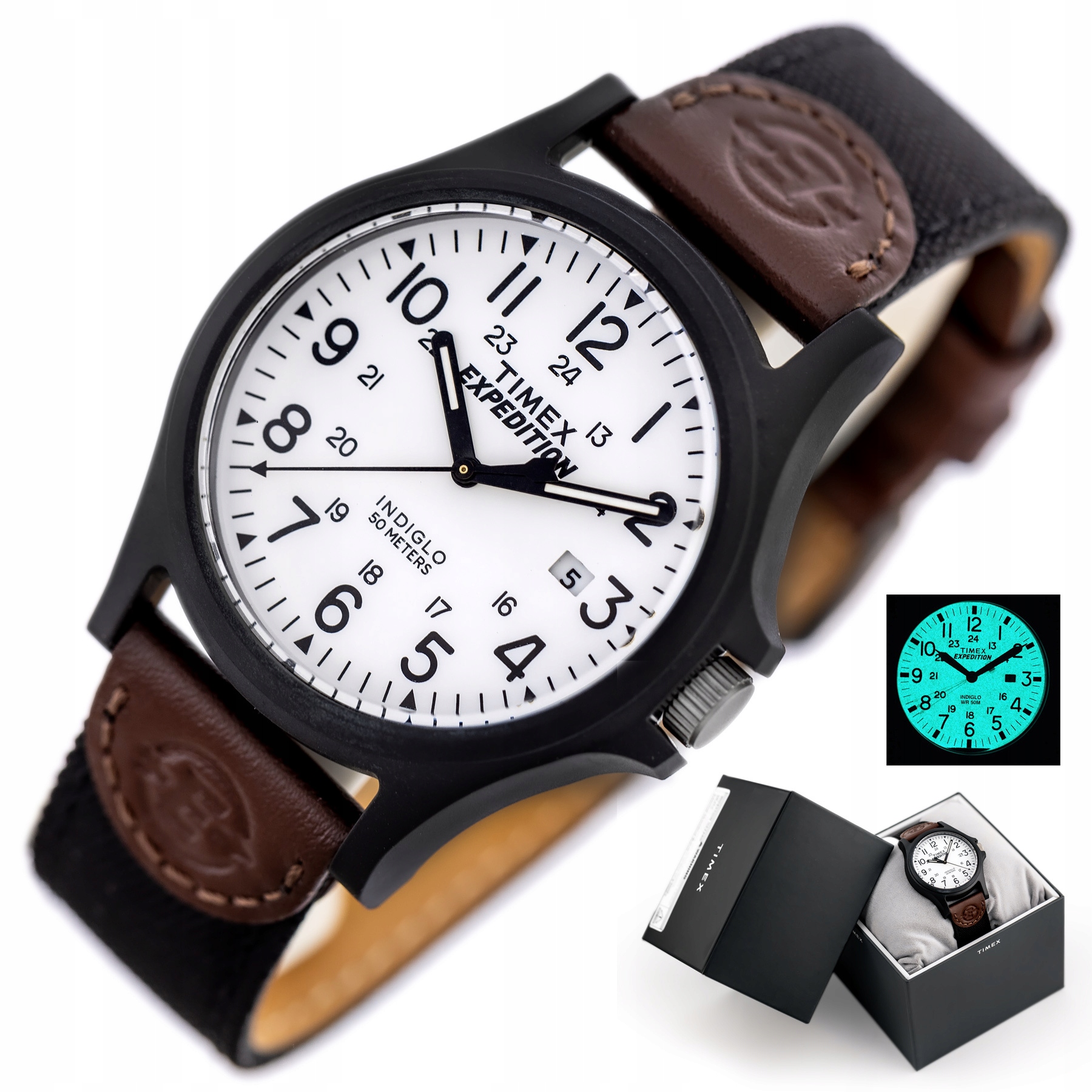 Pánské Hodinky Timex Expedition TW4B08200 Krabička Gravírování